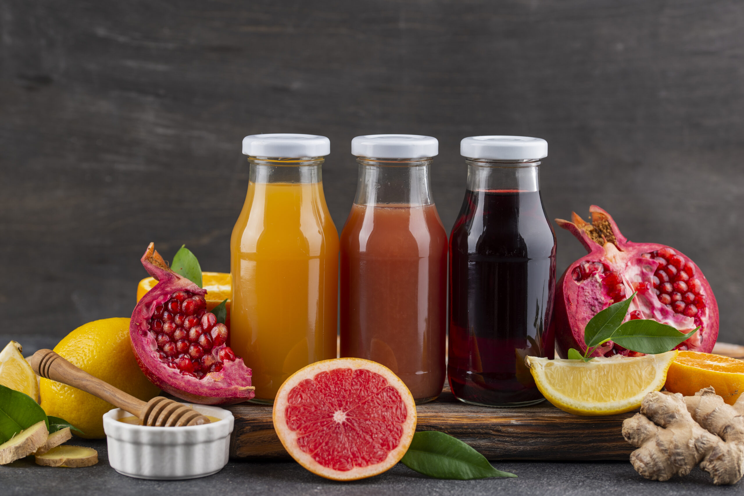 front view immunity boosting foods with citrus ginger scaled